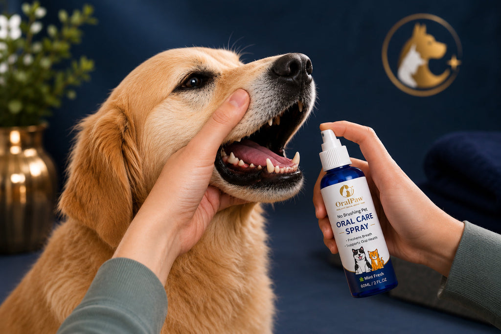 OralPaw™ Pet Dental Spray – Instantly Eliminates Bad Breath