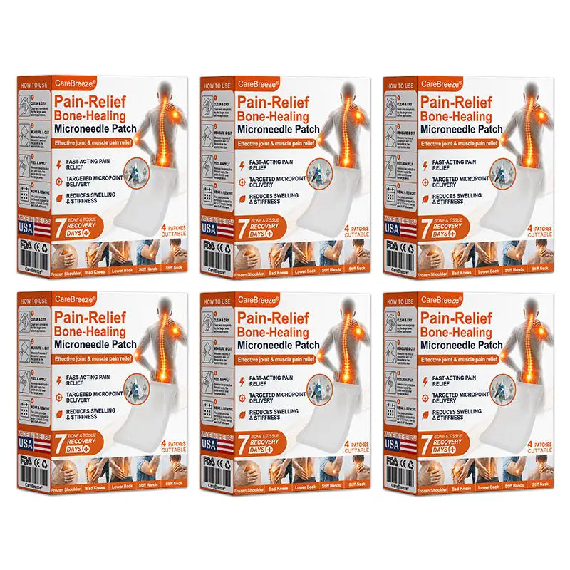 CareBreeze® Pain-Relief Bone-Healing Microneedle Patch
