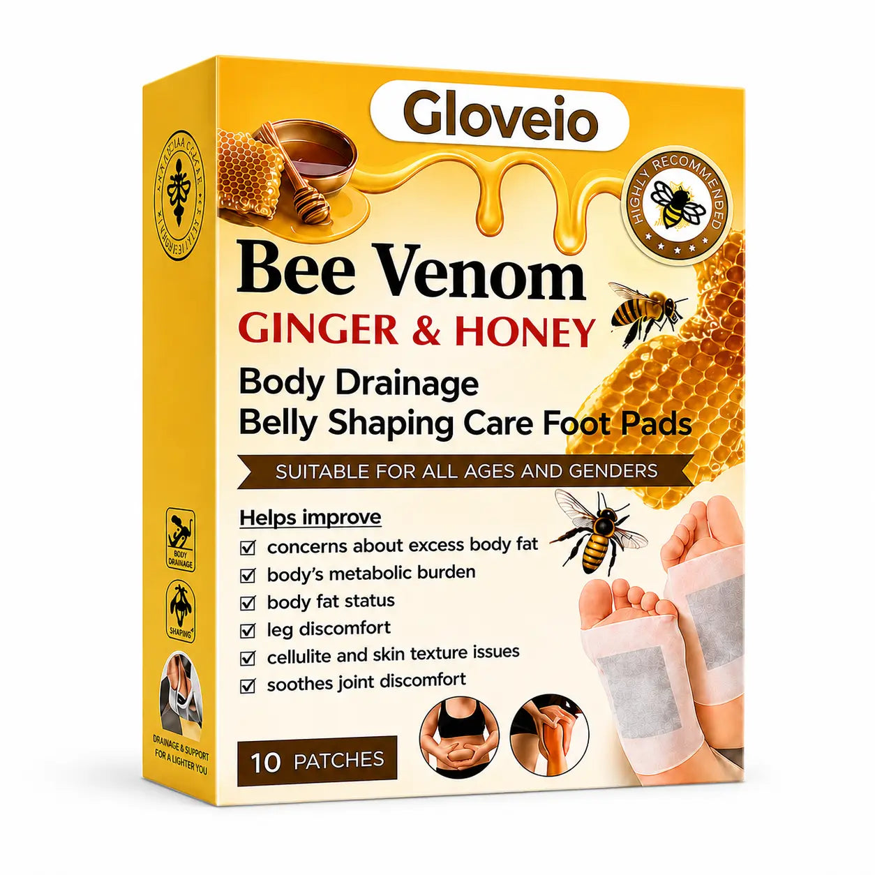 GloveioTM Bee Venom Foot Patches