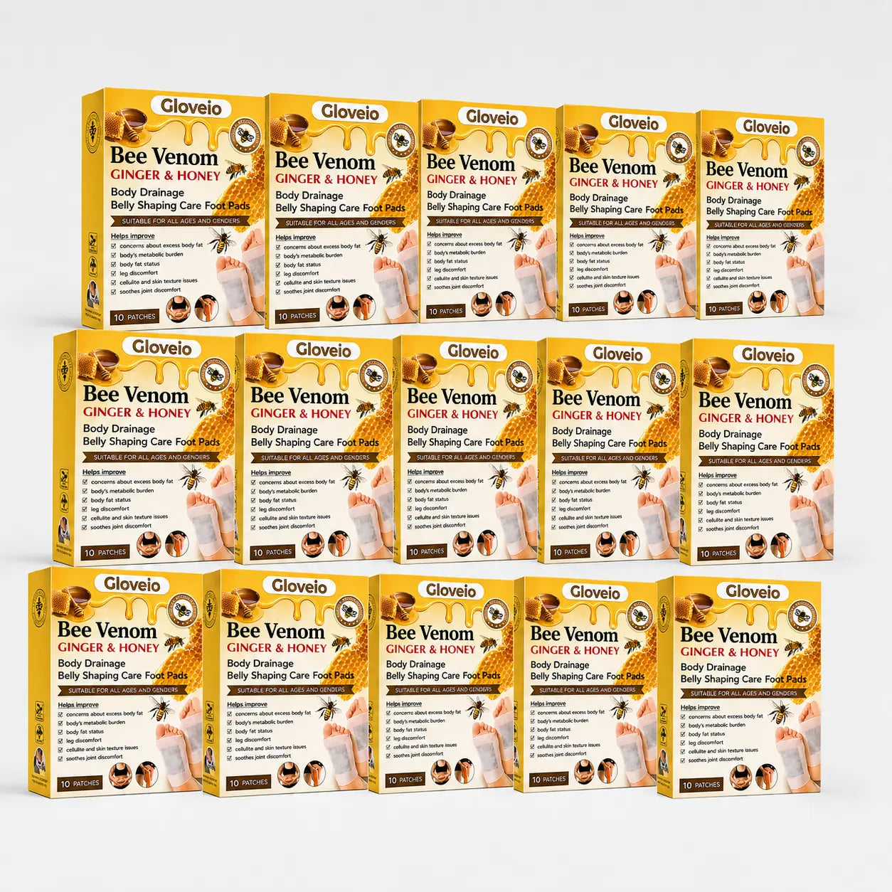 GloveioTM Bee Venom Foot Patches