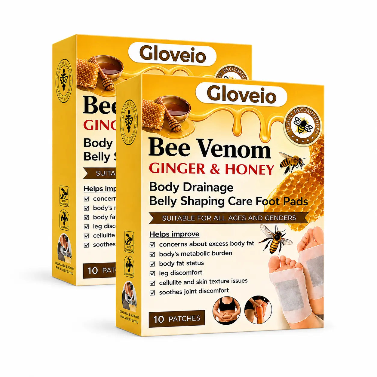 GloveioTM Bee Venom Foot Patches